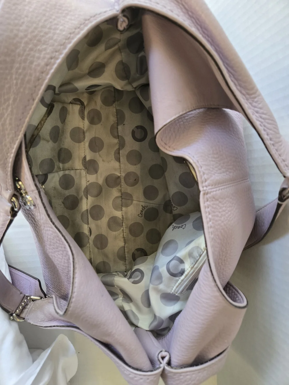 Coach Julia Hobo Bag in Lavender